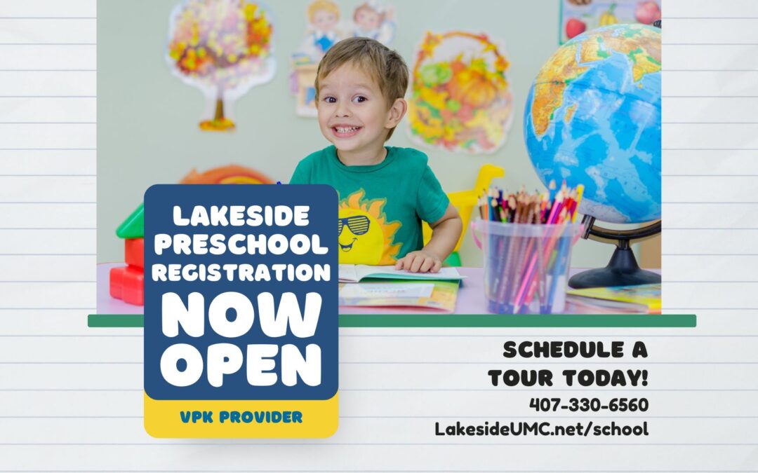 2026-2027 Preschool Registration Now Open!