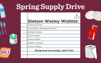 Stetson Wesley Supply Drive