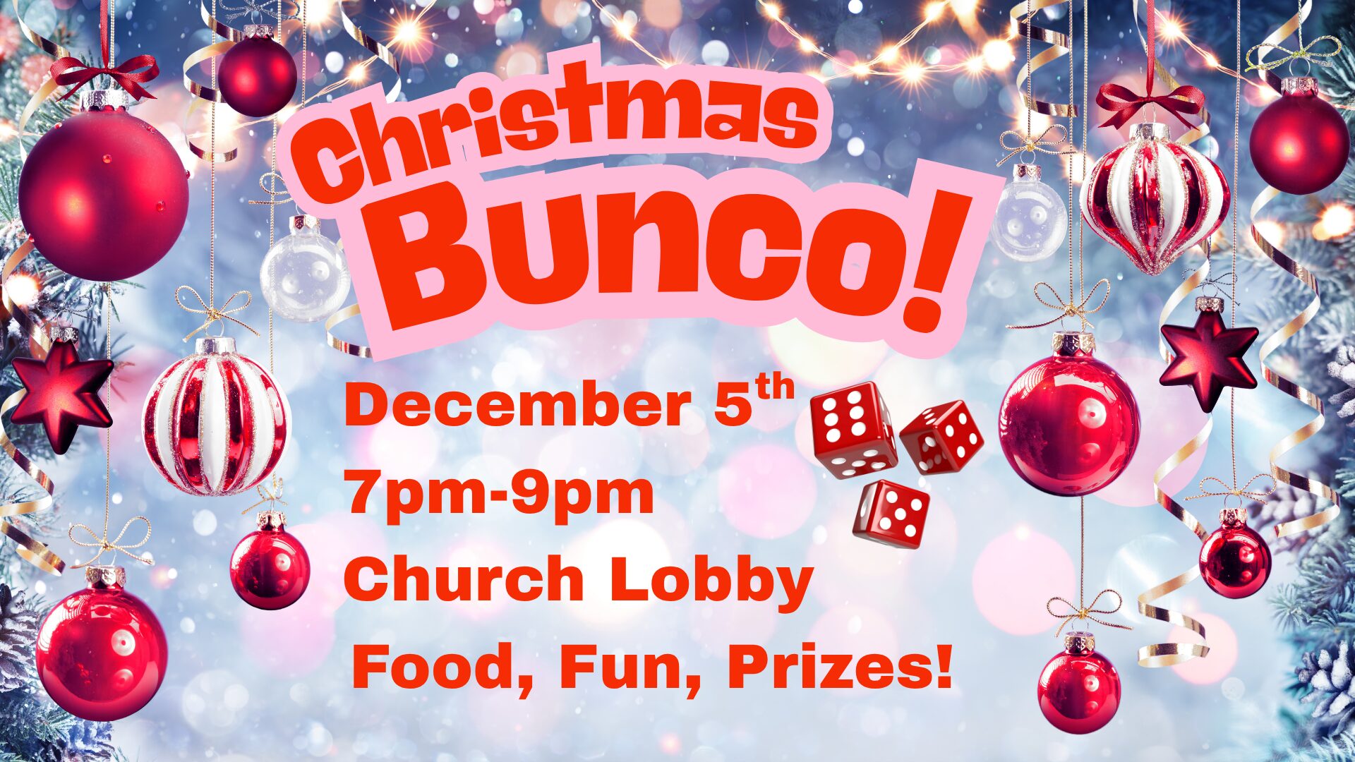 co-ed christmas bunco